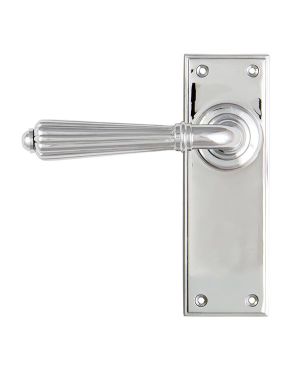 Polished Chrome Hinton Lever Latch Set