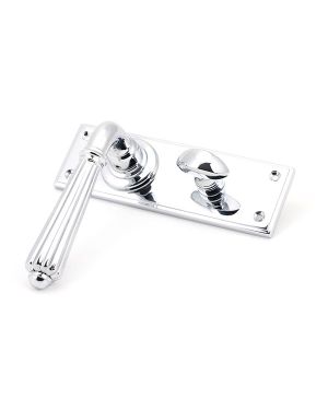 Polished Chrome Hinton Lever Bathroom Set