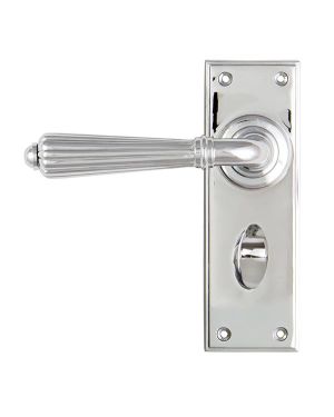 Polished Chrome Hinton Lever Bathroom Set
