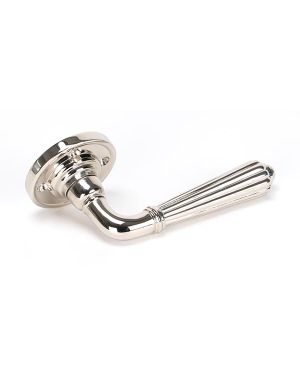Polished Nickel Hinton Lever on Rose Set