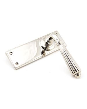 Polished Nickel Hinton Lever Latch Set