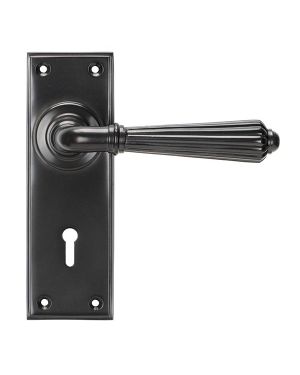 Aged Bronze Hinton Lever Lock Set
