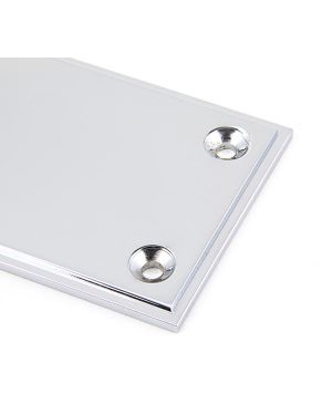 Polished Chrome 300mm Art Deco Fingerplate
