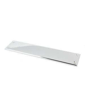 Polished Chrome 300mm Art Deco Fingerplate
