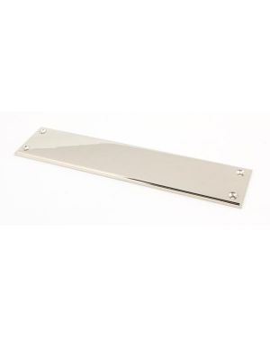 Polished Nickel 300mm Art Deco Fingerplate