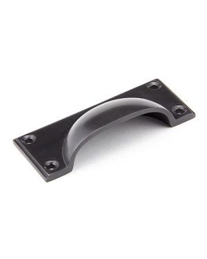 Aged Bronze Art Deco Drawer Pull