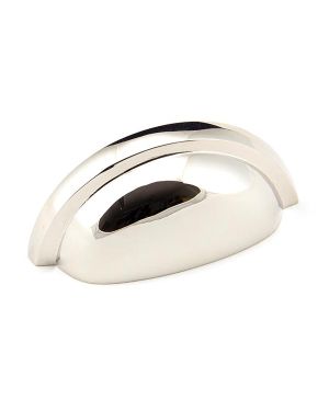 Polished Nickel Regency Concealed Drawer Pull