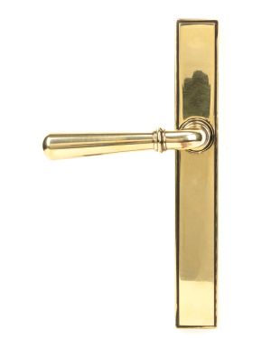 Aged Brass Newbury Slimline Lever Latch Set