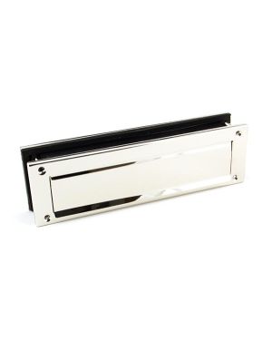 Polished Nickel Traditional Letterbox