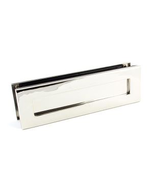 Polished Nickel Traditional Letterbox