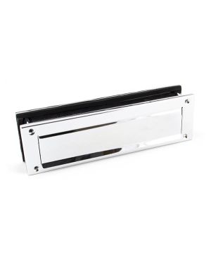 Polished Chrome Traditional Letterbox