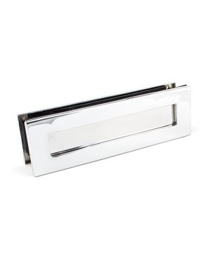 Polished Chrome Traditional Letterbox