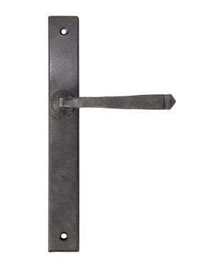 External Beeswax Avon Slimline Lever Latch Set