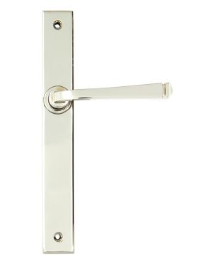 Polished Nickel Avon Slimline Lever Latch Set