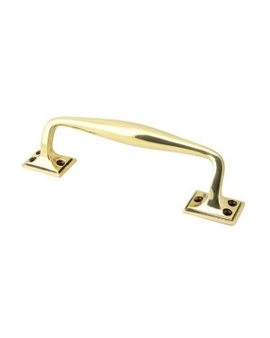 Aged Brass 230mm Art Deco Pull Handle