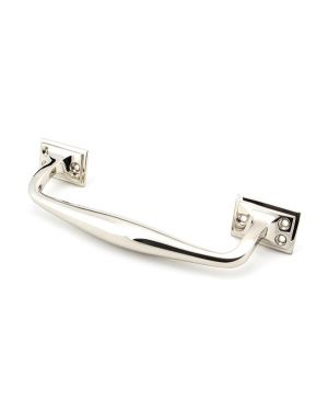 Polished Nickel 230mm Art Deco Pull Handle