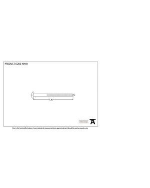 Black M5 x 120mm Male Bolt (1)