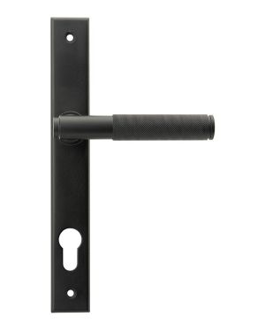 Matt Black Brompton Slimline Lever Espag. Lock Set