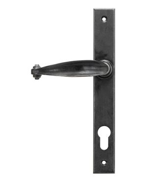 External Beeswax Cottage Slimline Lever Espag. Lock Set