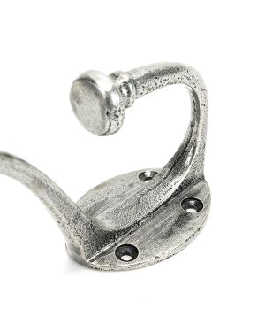 Pewter 7 3/4" Hat & Coat Hook