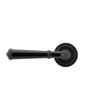 Black Regency Lever on Rose Set (Art Deco)