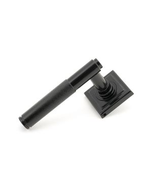 Black Brompton Lever on Rose Set (Square)