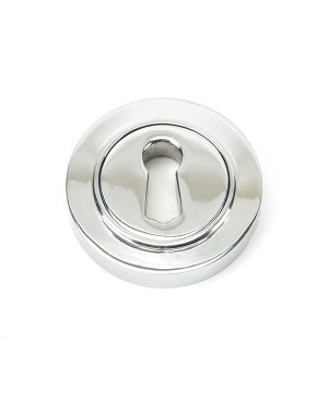 Polished Chrome Round Escutcheon (Plain)