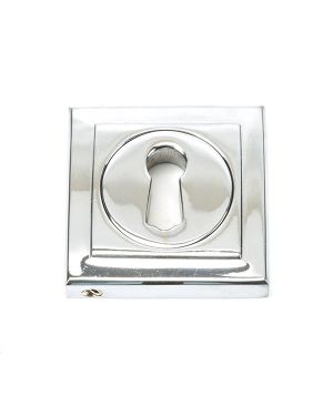 Polished Chrome Round Escutcheon (Square)