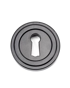 Black Round Escutcheon (Art Deco)