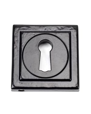 Black Round Escutcheon (Square)