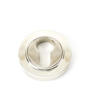 Polished Nickel Round Euro Escutcheon (Plain)