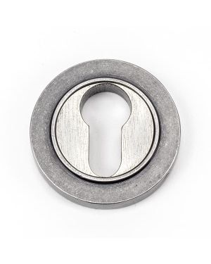 Pewter Round Euro Escutcheon (Plain)