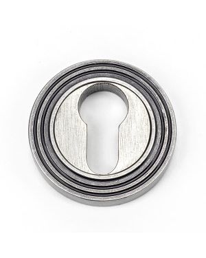 Pewter Round Euro Escutcheon (Beehive)