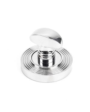 Polished Chrome Round Thumbturn Set (Beehive)