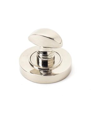 Polished Nickel Round Thumbturn Set (Plain)