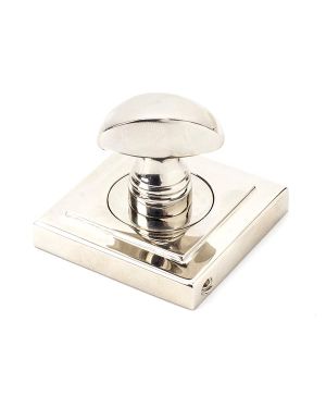Polished Nickel Round Thumbturn Set (Square)