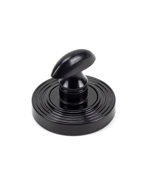 Black Round Thumbturn Set (Beehive)