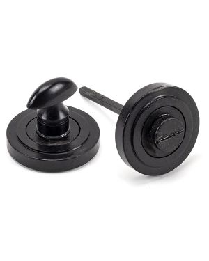 External Beeswax Round Thumbturn Set (Art Deco)