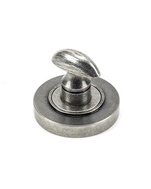 Pewter Round Thumbturn Set (Plain)