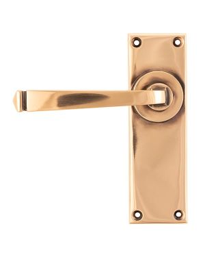 Polished Bronze Avon Lever Latch Set