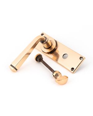 Polished Bronze Avon Lever Bathroom Set