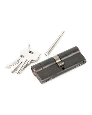 Aged Bronze 40/40 5pin Euro Cylinder KA