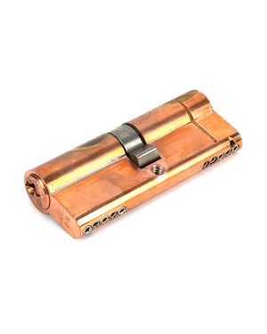 Polished Bronze 40/40 5pin Euro Cylinder KA