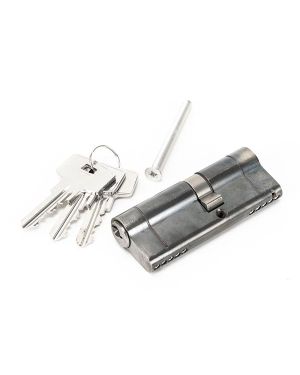 Pewter 35/45 5pin Euro Cylinder KA