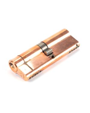 Polished Bronze 45/45 5pin Euro Cylinder KA