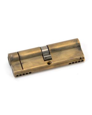 Aged Brass 45/45 5pin Euro Cylinder KA