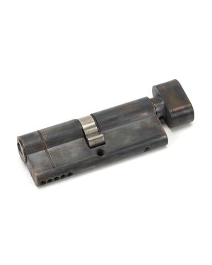 Aged Bronze 40/40 5pin Euro Cylinder/Thumbturn