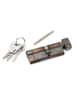 Aged Bronze 35T/45 5pin Euro Cylinder/Thumbturn