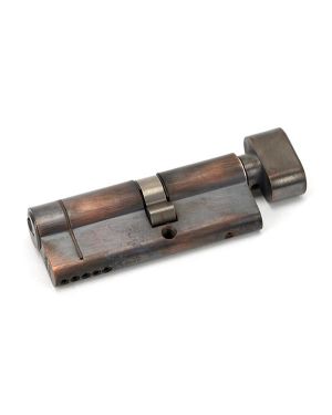 Aged Bronze 35T/45 5pin Euro Cylinder/Thumbturn