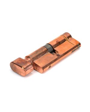 Polished Bronze 35T/45 5pin Euro Cylinder/Thumbturn